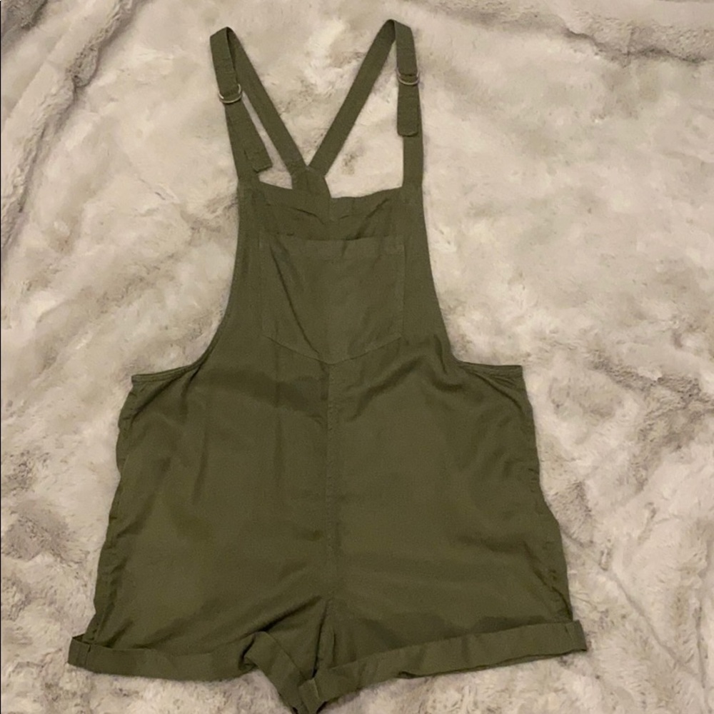 Aerie Green Overalls